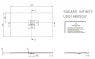 Поддон душевой Villeroy&Boch Squaro Infinity UDQ1480SQI2V-2S