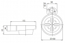 Мыльница на душевую штангу Bossini V00111