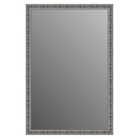Зеркало в багетной раме J-mirror Vanda 120x80 см черное серебро