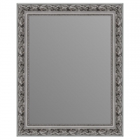 Зеркало в багетной раме J-mirror Vanda 50x40 см черное серебро