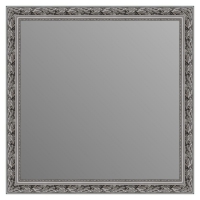 Зеркало в багетной раме J-mirror Vanda 60x60 см черное серебро