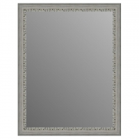 Зеркало в багетной раме J-mirror Venera 90x70 см бело-черное