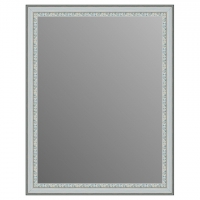 Зеркало в багетной раме J-mirror Venera 90x70 см бело-голубое