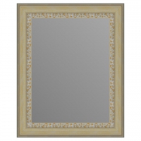 Зеркало в багетной раме J-mirror Venera 50x40 см бело-оранжевое