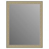 Зеркало в багетной раме J-mirror Venera 90x70 см бело-оранжевое