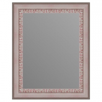 Зеркало в багетной раме J-mirror Venera 50x40 см бело-красное