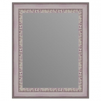 Зеркало в багетной раме J-mirror Venera 50x40 см бело-фиолетовое