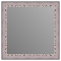 Зеркало в багетной раме J-mirror Venera 60x60 см бело-фиолетовое