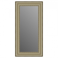 Зеркало в багетной раме J-mirror Victoria 120x60 см белое амбилайт