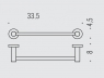 Полотенцедержатель Colombo Plus W4909
