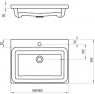 Умывальник Ravak Comfort XJX01280001 80 см