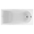 Ванна акриловая Kolo Mirra XWP3340000 140x70 см