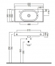 Умывальник Hatria Area Y0QB