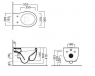 Унитаз подвесной Hatria Le Fiabe Y1AC