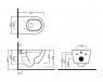 Унитаз подвесной Hatria Fusion Y1CC Pure Rim