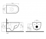Унитаз подвесной Hatria Fusion YXGQ